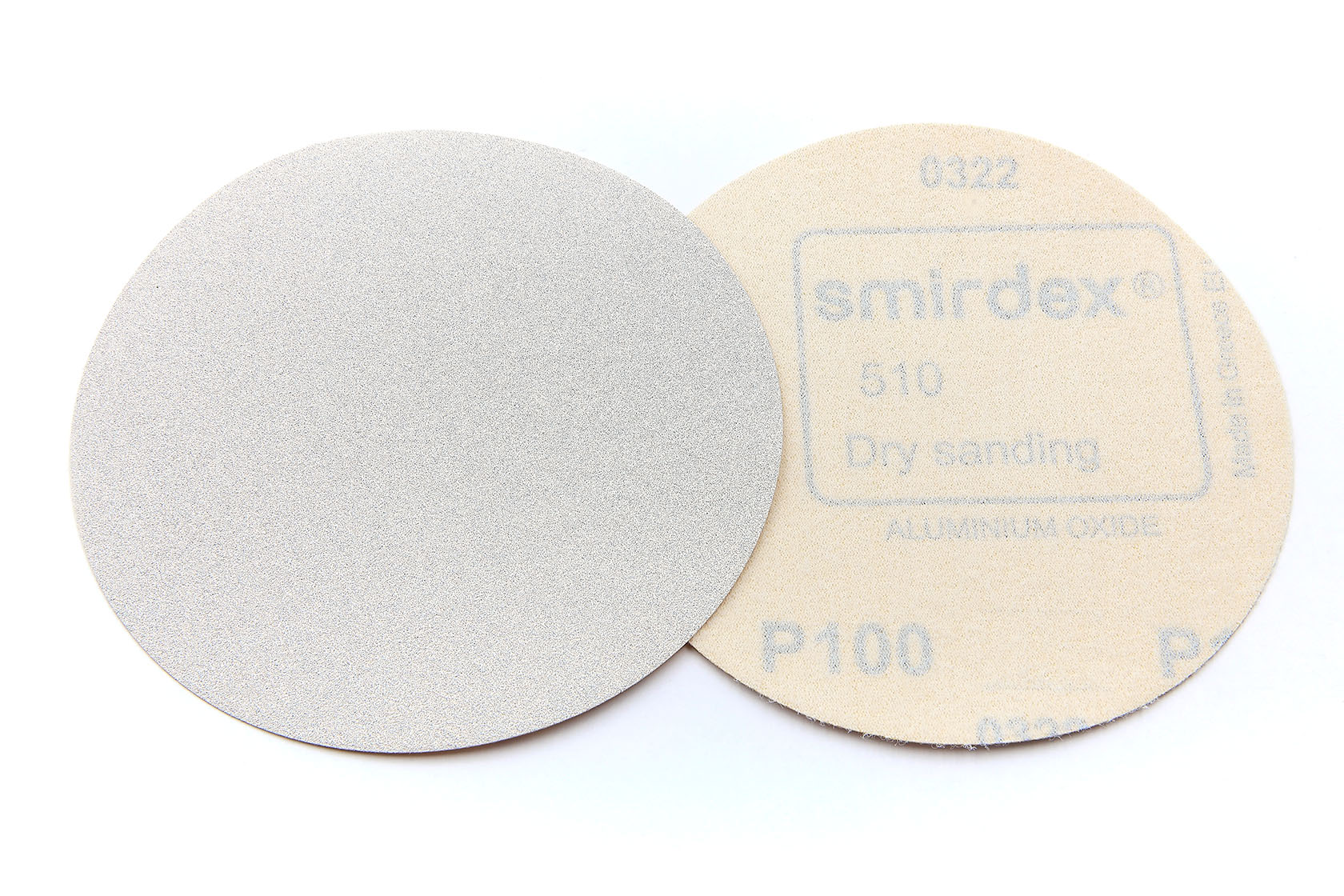 Самозацепляемый шлифовальный круг Smirdex Ø125мм без отверстий P100 (уп.100шт)