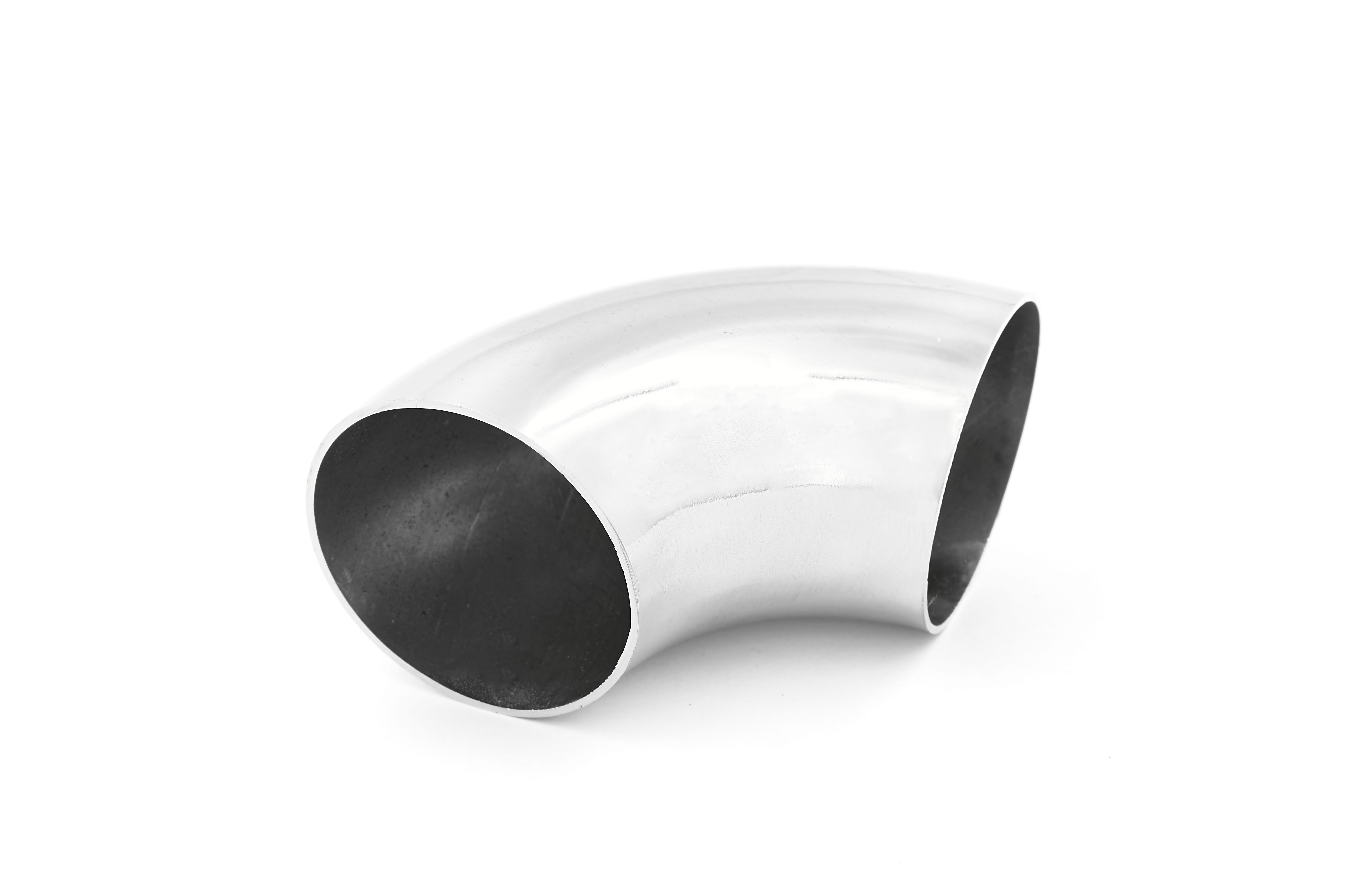 P-Отвод трубы Ø50.8x125х1.2мм под сварку, AISI 304, ЗЕРКАЛО GRIT 600