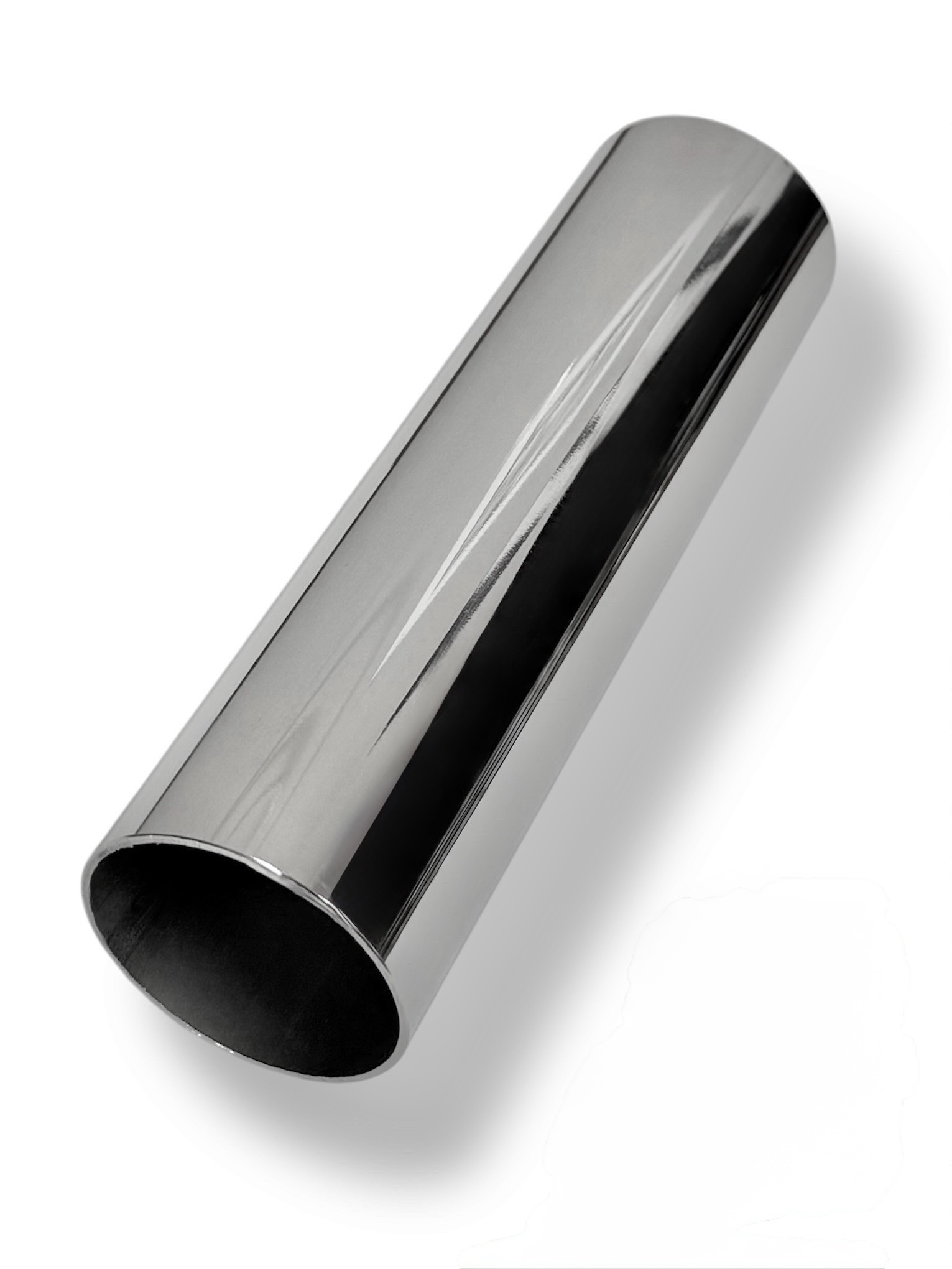 Труба круглая AISI 201, Ø50.8x1.5x6000 мм, ASTM A554, ЗЕРКАЛО GRIT 600 
