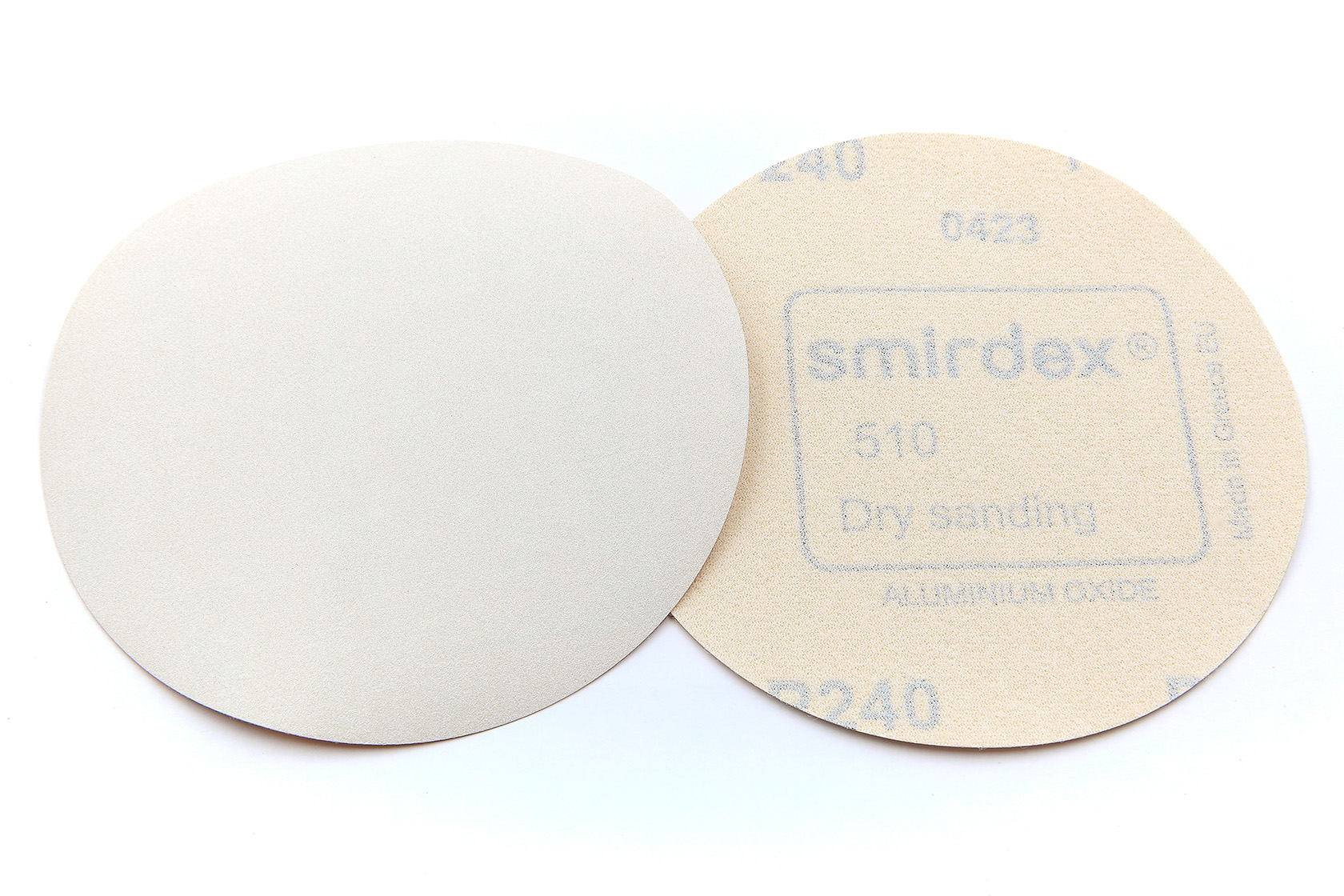 Самозацепляемый шлифовальный круг Smirdex Ø125мм без отверстий P240 (уп.100шт)