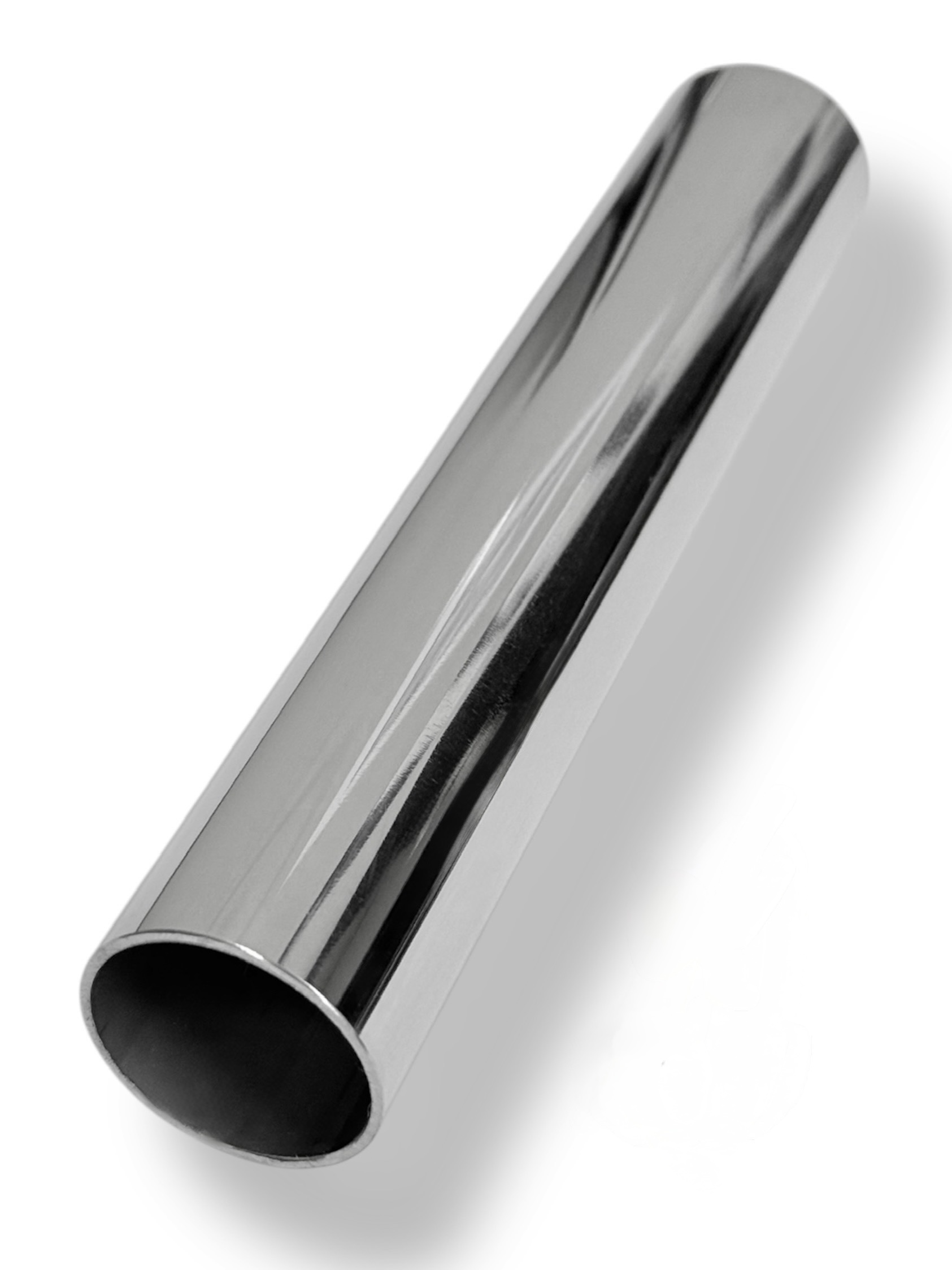 Труба круглая AISI 201, Ø32.0x1.5x6000 мм, ASTM A554, ЗЕРКАЛО GRIT 600 